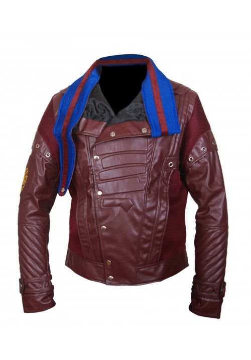 Men's Galaxy Blue Collar Jacket